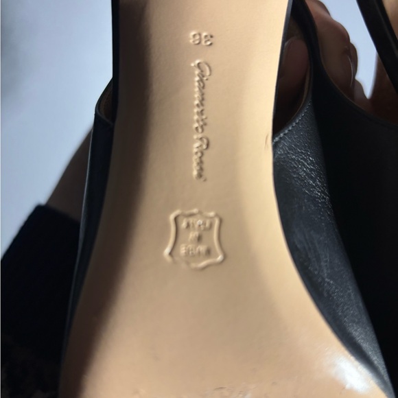 Gianvito Rossi Black Leather Heeled Ankle Boots Size EU 36 - Picture 8 of 10